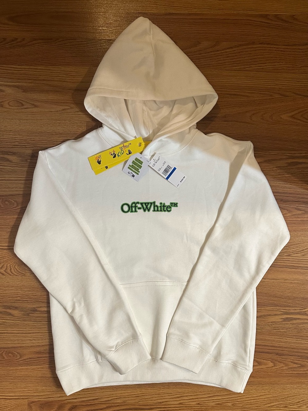 Brand New Authentic Off-White Unisex Kids Arrow  Hoodie, Size XL (16)